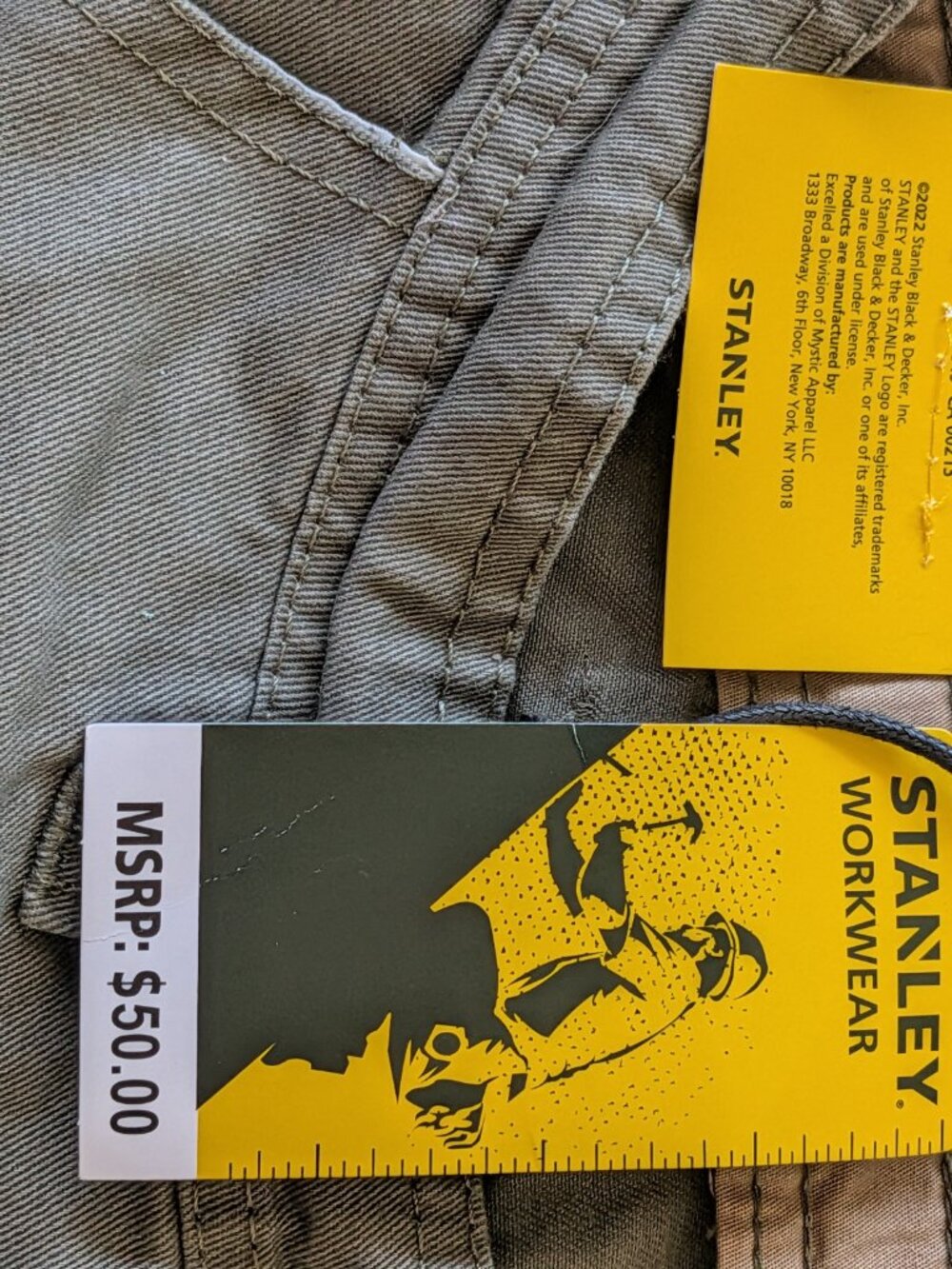 Stanley Mens Workwear Cargo Shorts Waist 32" NWT - Picture 4 of 4